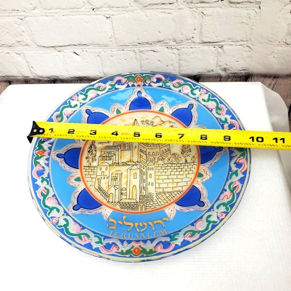 Judaica Round Jerusalem Art - Picture 5 of 5